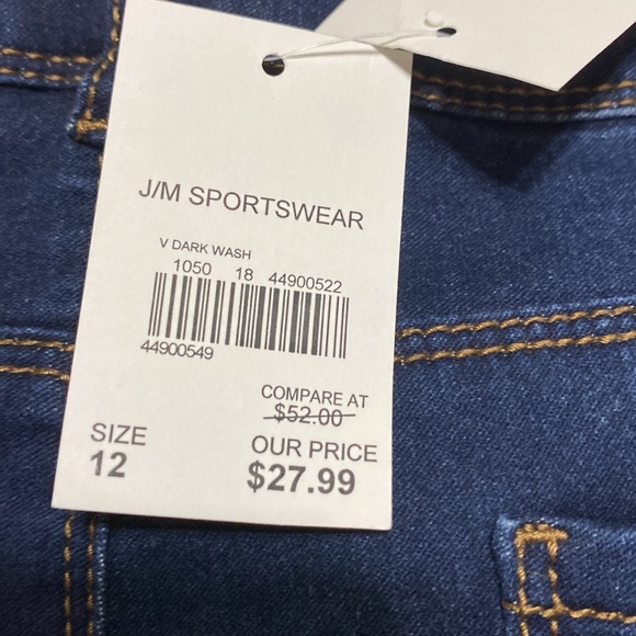 Cato mid rise skinny crop jeans dark wash size 12 - Picture 7 of 14